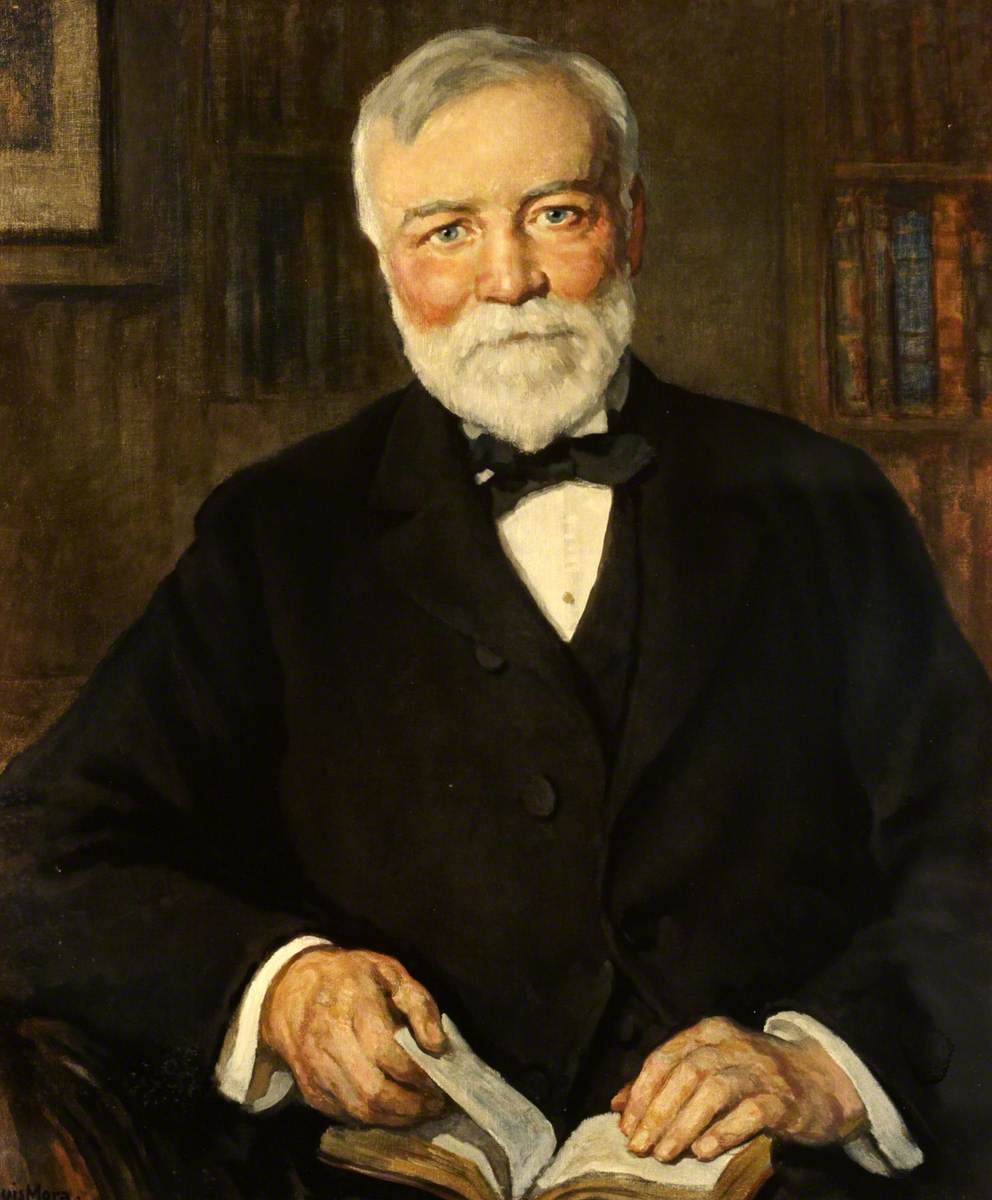 Mora, Francis Luis, 1874-1940; Andrew Carnegie (1835-1919)